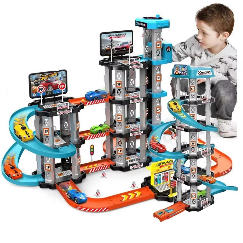 Catapult Launcher Toy - Araba Yarış Pisti Rampası Oyuncak Çocuklar