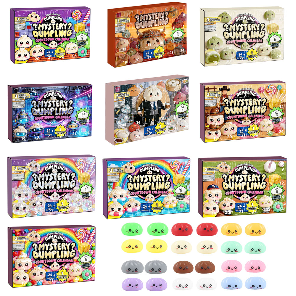 Kids Toys Dumplings - Sürpriz Mantı Kör Kutu Geri Sayım