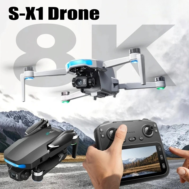 Kids Toys Videos - Orijinal S-X1 Drone 8K HD Profesyonel