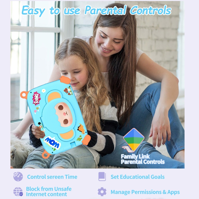 Kids Toys Learning - 7 inç Ekranlı Çocuk Tablet PC,