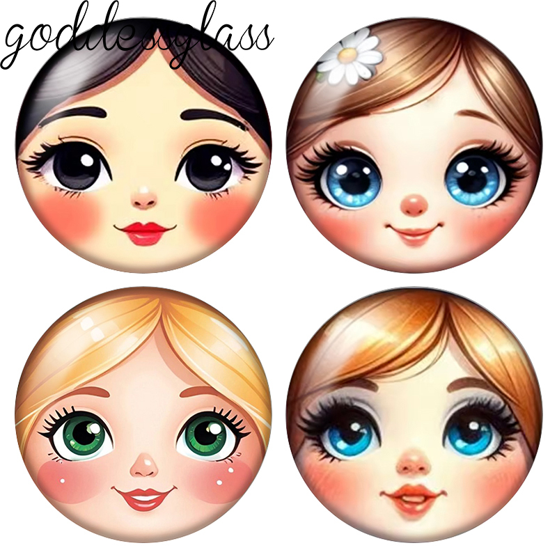 Kids Toys Resale - Güzellik Kızı Yüzü Matryoshka Bebek Sevimli