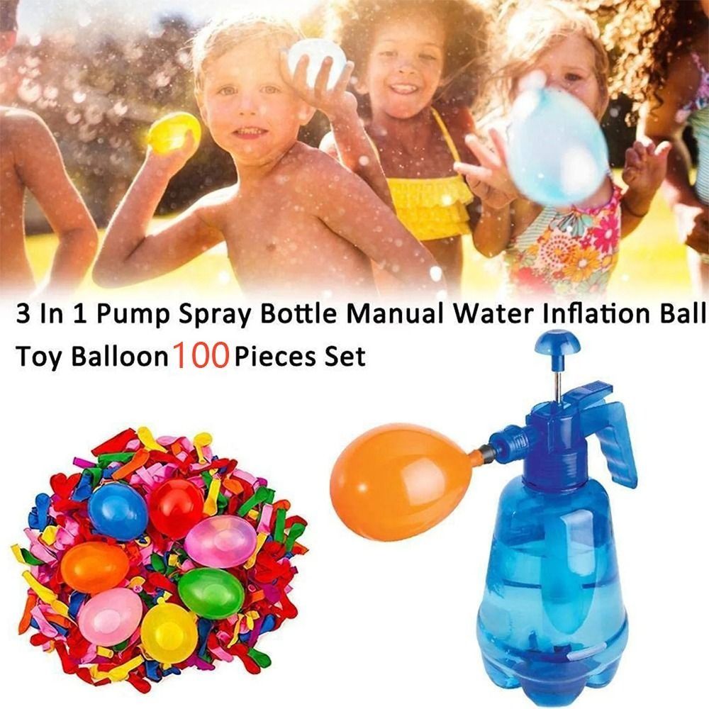 Water Balloon Set - Plastik Su Balonu Pompası Açık Hava