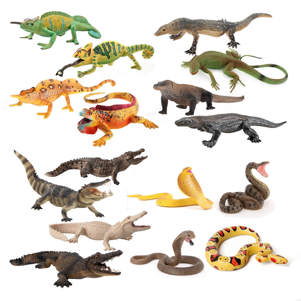 Kids Toys Reviews - Plastik Bukalemun Model Oyuncak Iguana Timsah