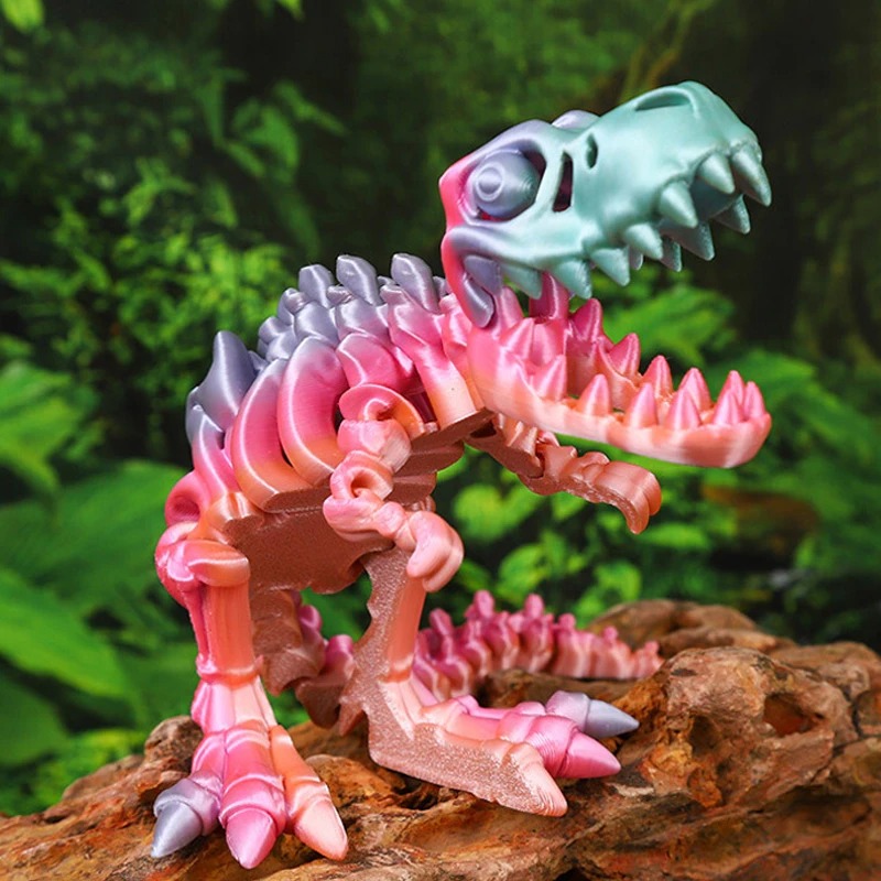 Kids Toys Videos - 3d Baskılı T Rex Hayvanlar Minyatür