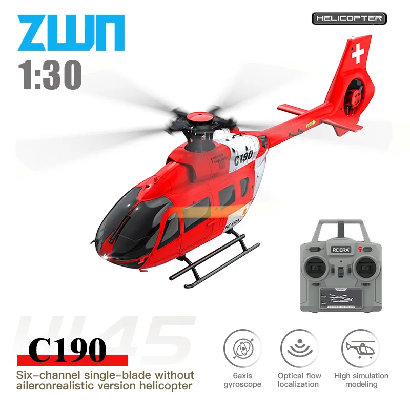 Kids Toys Helicopter - C190 RC Helikopter 2.4G 6 Eksenli