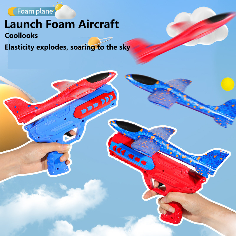 Catapult Launcher Toy - EVA Köpük Mancınık Uçak Fırlatma Oyuncağı
