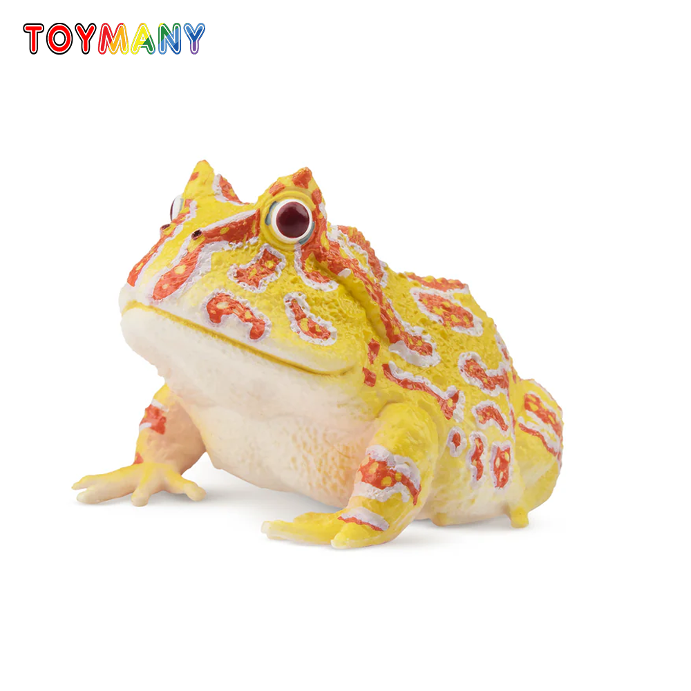 Kids Toys Variety - Toymany Simülasyon Arjantin Boynuzlu Kurbağa Sürüngen