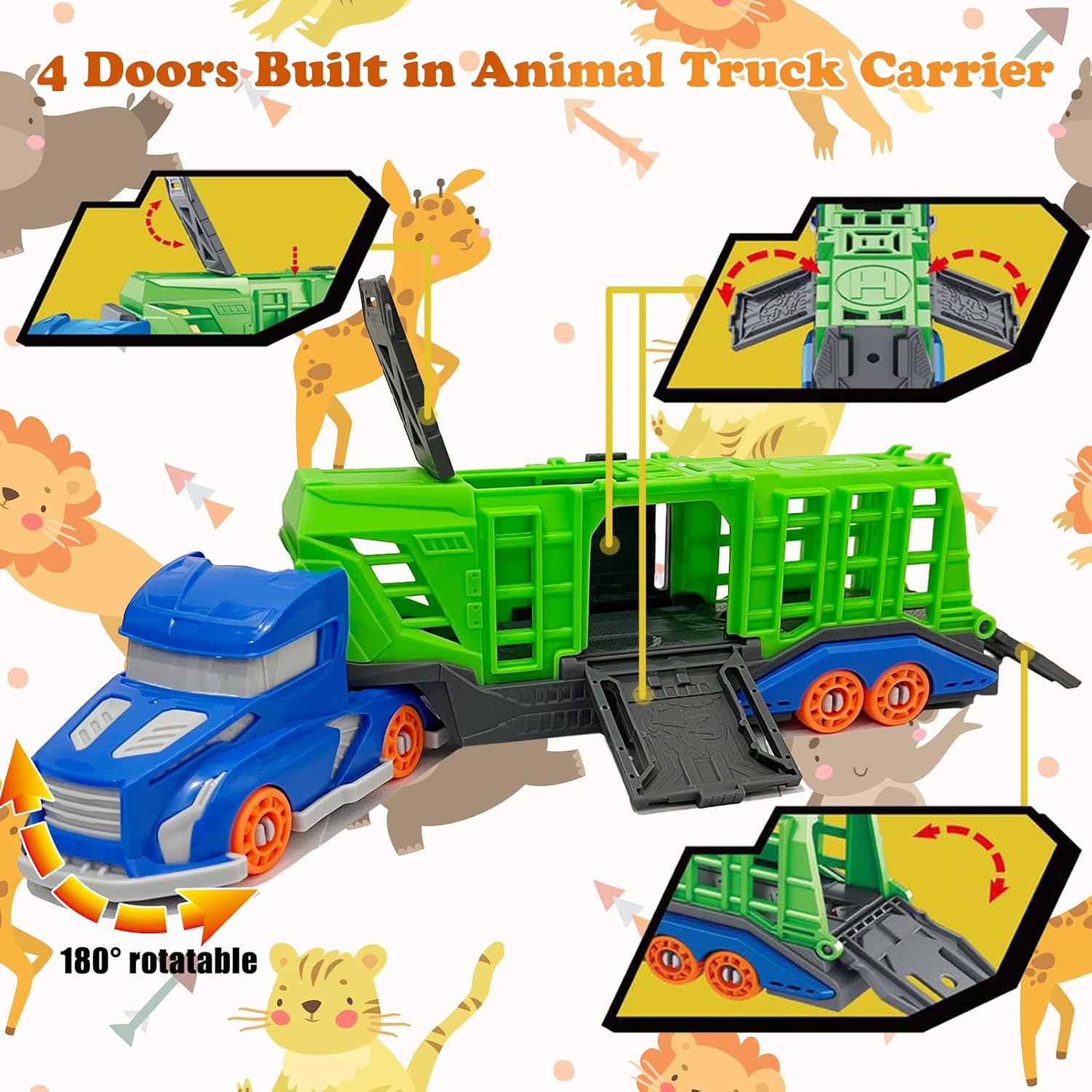 Dinozor Hayvan Taşıma Aracı Oy - Kids Toys Videos incelemesi ve fiyatı