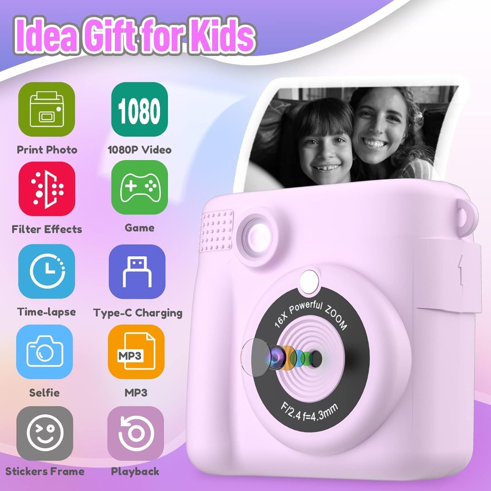 Çocuklar için Anında Baskı Kam - Kids Toys Videos incelemesi ve fiyatı