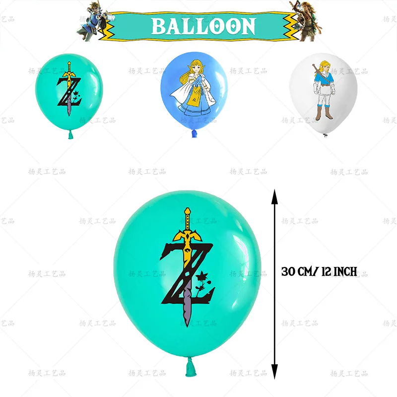 Karikatür Zelda Tema DIY Balon - Banner Kids Toys incelemesi ve fiyatı
