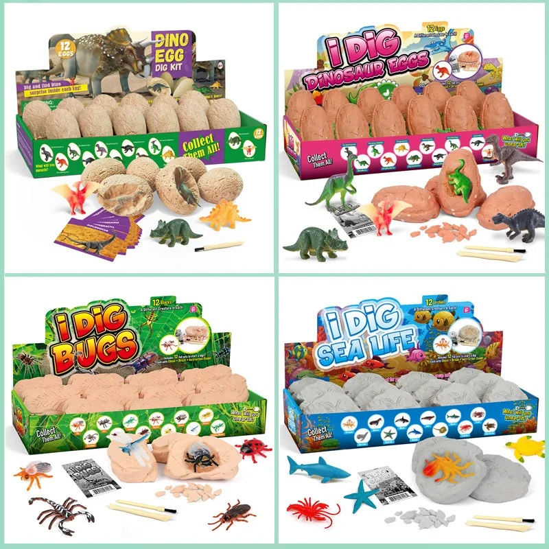 12 adet arkeolojik dinozor yum - Kids Toys Videos incelemesi ve fiyatı