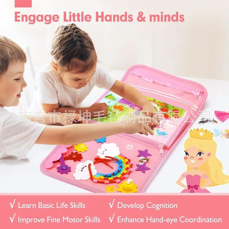 Prenses Montessori Keçe Aktivi - Kids Toys Learning incelemesi ve fiyatı
