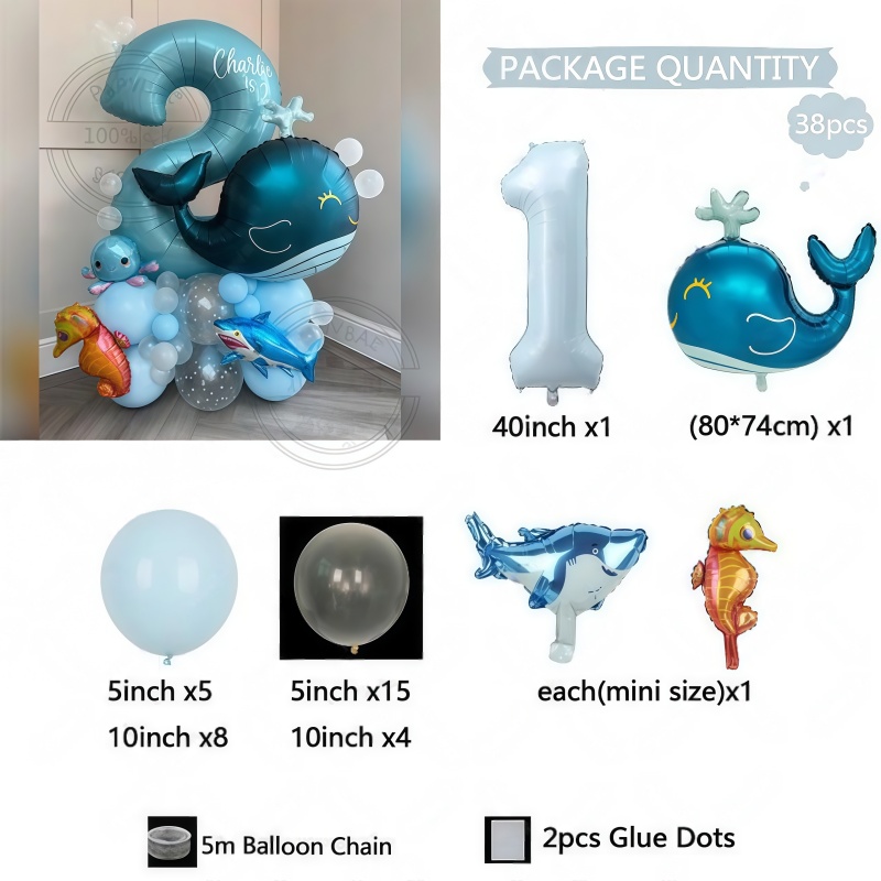 38 Parça Okyanus Hayvanı Temal - Water Balloon Set incelemesi ve fiyatı