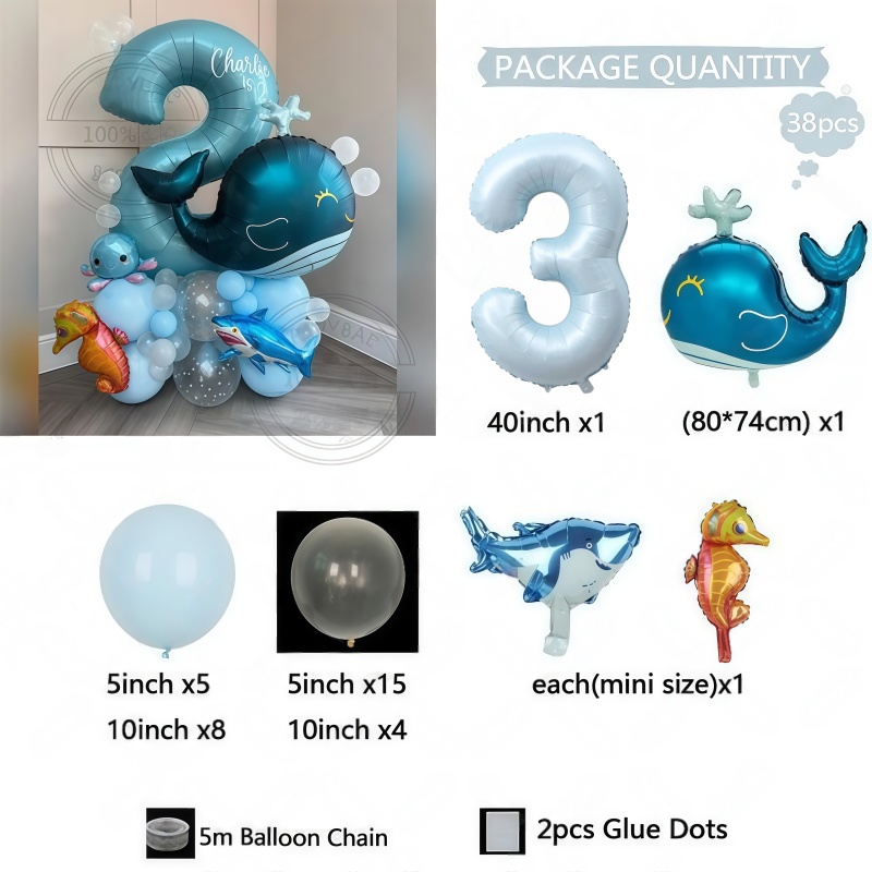 38 Parça Okyanus Hayvanı Temal - Water Balloon Set incelemesi ve fiyatı